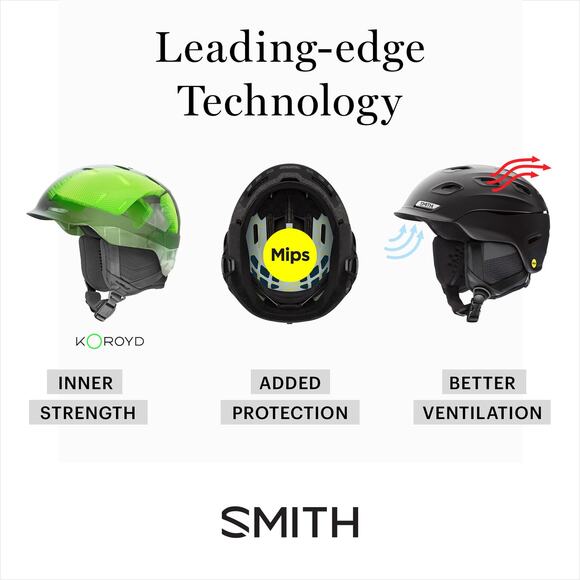 NWT SMITH Nexus MIPS Snow Sports Helmet, Matte Black, Size Small